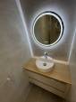  Création de salle d'eau avec pose d'un meuble à vasque posée et miroir - Nantes 44000
