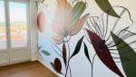 panoramique fleur et plantes
