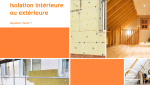 Comparaison entre une isolation des combles par l'intérieur et par l'extérieur. Une illustration pédagogique pour comprendre les différences entre ces deux solutions avant un projet de rénovation énergétique à Quimper.