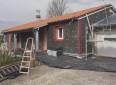Rénovation énergétique de maison avec travaux d'isolation extérieure en cours - Caussade 82300
