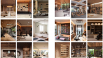 Planche d'inspiration en collaboration clients et architecte 