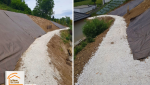 La Maison des Travaux Albertville Moûtiers, terrassement Grésy-sur-Isère, aménagement terrain Savoie, travaux terrain en pente, terrassement maison Savoie