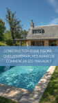 Démarches administratives avant la construction d’une piscine dans le Morbihan