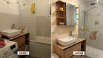 Rénovation salle de bain - avant/après