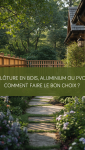 Aménagement extérieur avec clôture contemporaine