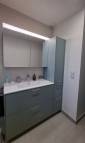 Salle de bain rénovée avec mobilier sur mesure - Meximieux 01800