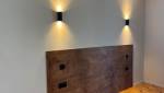 Tête de lit sur mesure, éclairage design