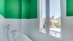 Salle de bain vert