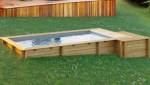 petite piscine semi enterrée rectangulaire
