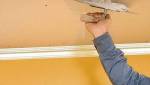 Rebouchage d'un plafond