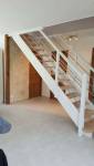 Escalier droit en bois