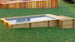 petite piscine semi enterrée rectangulaire