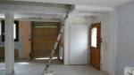 Pendant les travaux : Ouverture du mur