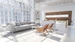 Loft avec lumière naturelle