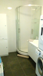 Remplacement de la baignoire par une grande douche 