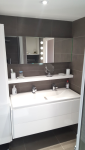 Salle de bain meuble double vasque