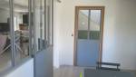 Verrière atelier et porte à galandage à Rixheim