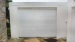 porte de garage enroulable PVC blanc - Crégy-lès-Meaux -