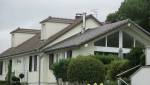 Vue maison avec extension à droite