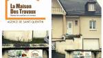 La façade de la maison avec sa nouvelle porte 