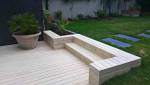Escalier terrasse en bois 