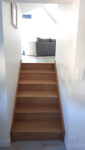 Création d'un escalier pour l'accès aux combles