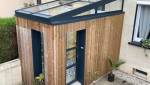 Extension en bardage bois