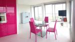 Vue d'ensemble Blanc et fushia