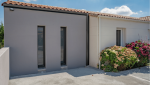 Vue extérieur extension maison