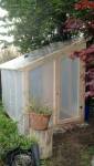 Aménagement de jardin, petite serre de jardin en bois - Nantes 44