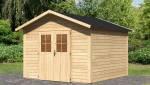 abri de jardin classique, en bois