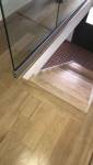 Habillage d'un escalier en parquet massif à Saint Louis