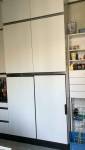 Cuisine avant travaux : réfrigérateur intégré - Paris