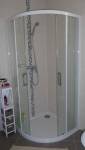 Douche 1/4 de rond