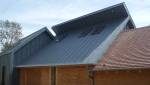 toiture zinc en pente