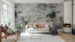 Trash wall en peinture coloris blanc /noir