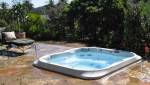 Très bel exemple d'un spa enterré