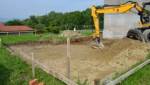 Travaux de décaissement à la pelleteuse - Construction de maison