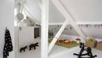 Aménagement d'une salle de jeux sous combles