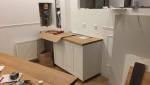 Ilot et plan de travail cuisine Pontoise