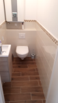 Toilette suspendu et lave main
