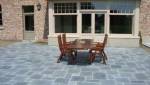 Terrase en pierre de bourgogne