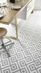 Sol en vinyle style parquet 