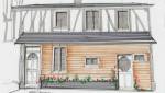 Dessin architecte façade 3 Rouen Gare La Maison des Travaux Rouen