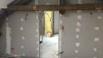 Doublage et cloisons pour une nouvelle chambre d'enfant sous les combles
