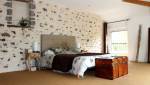 Aménagement combles - espace chambre après isolation - Biarritz -