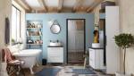 salle de bain familiale avec  espaces rangement