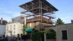Surélévation de maison en région parisienne - travaux en cours