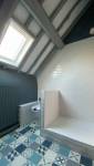 Salle de bain bleue La Maison des Travaux Rouen