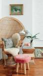 Fauteuil Emmanuelle Naturel dans un salon